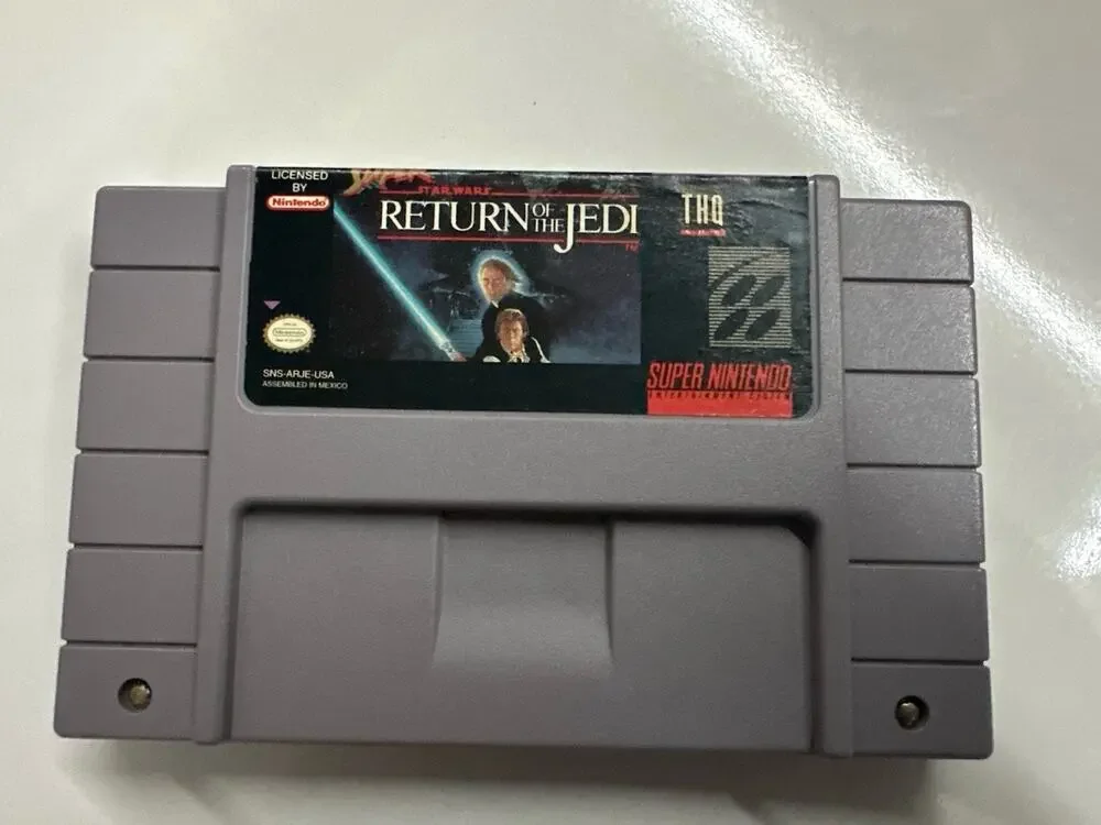 Star Wars Return of the Jedi Super Nintendo SNES Authentic Tested Retro Vintage